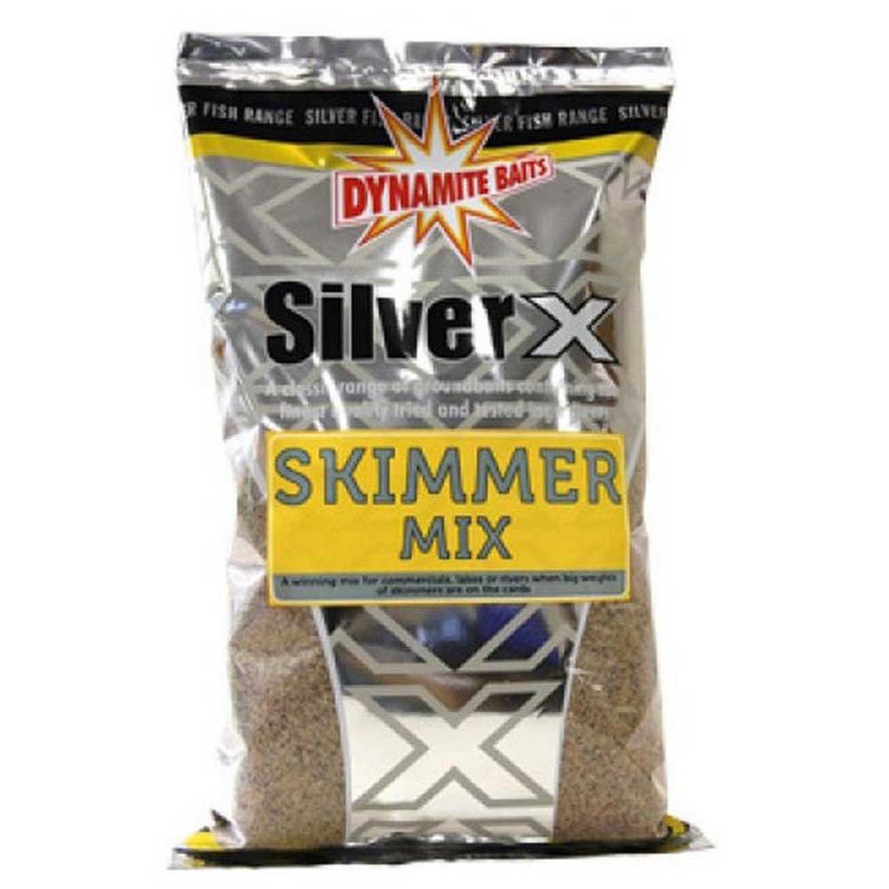 Dynamite baits 34DBSX600 Silver X Skimmer Mix 1Kg Коричневый Brown
