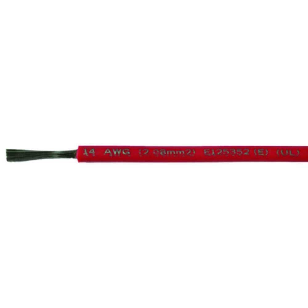 Cobra wire&cable 446-A1014T01500FT Первичная луженая медная проволока 14AWG 152 m Красный Red