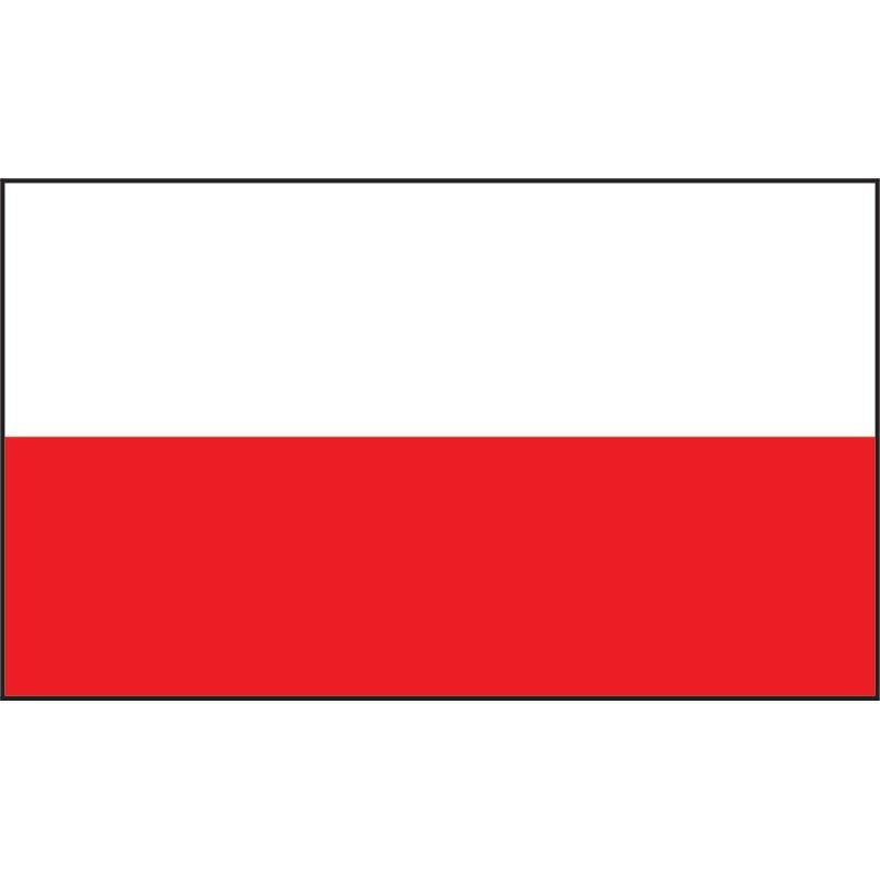 Флаг Польши гостевой Lalizas 11056 20 x 30 см