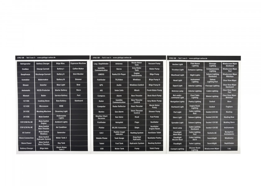 Купить PHILIPPI Labels for 100 Series Switchboards 33057-bvs 7ft.ru в интернет магазине Семь Футов