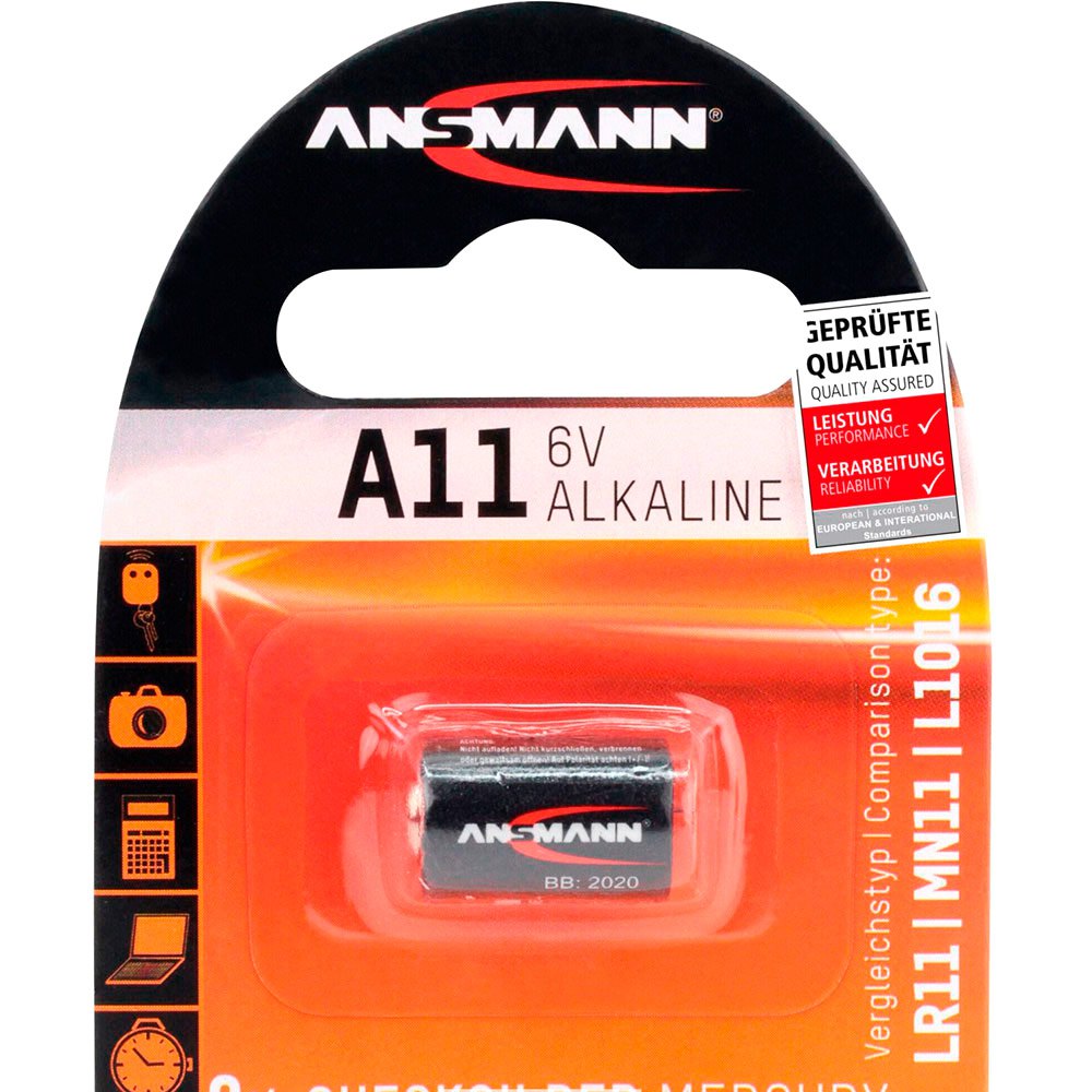Ansmann 1510-0007 A 11 LR 11 Аккумуляторы Черный Black