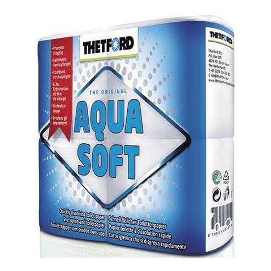 Thetford 009505 Aqua Soft Туалетная бумага 4 единицы White