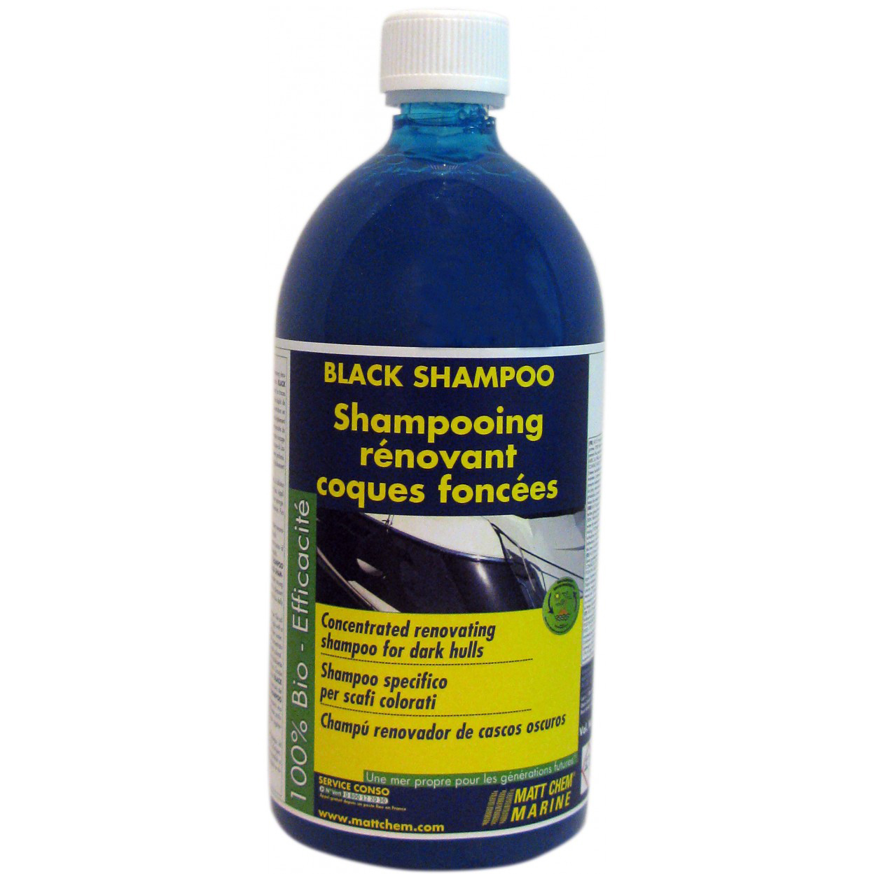 Купить Шампунь судовой Matt Chem Marine Black Shampoo 312M для корпусов темного цвета 1л 7ft.ru в интернет магазине Семь Футов