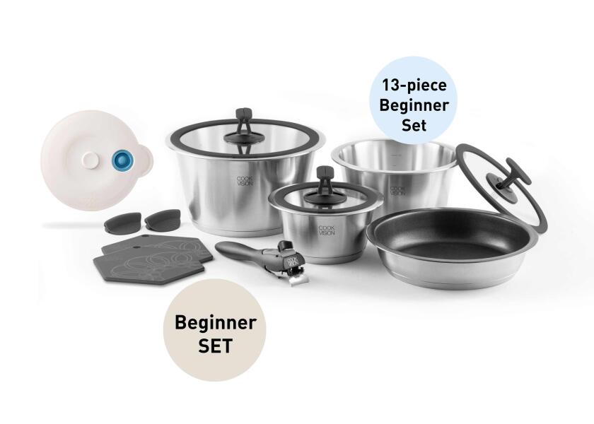 Купить COOKVISION 6161302 NESTO Стартовый набор / 13 предм. / Кастрюли и сковороды 7ft.ru в интернет магазине Семь Футов