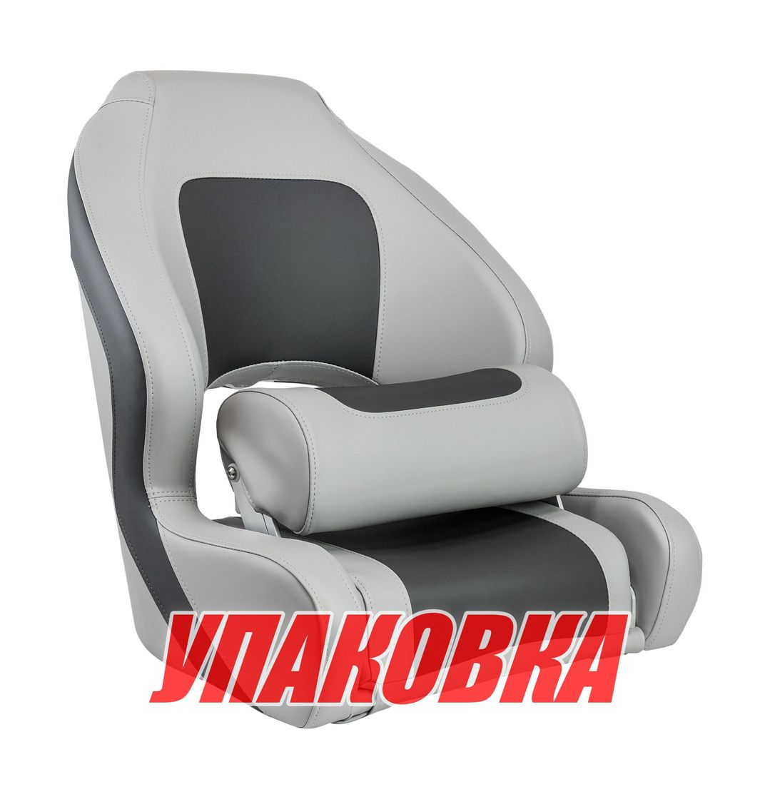 Купить Кресло с болстером Marine Rocket Delux Sport Flip Up MR18003_pkg_4 520x620x400мм 4шт/уп угольно-серый с обивкой из винила 7ft.ru в интернет магазине Семь Футов