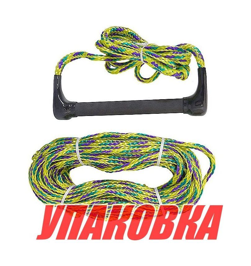 Купить Фал буксировочный с ручкой, 23 м (упаковка из 6 шт.) Marine Rocket MR0259_pkg_6 7ft.ru в интернет магазине Семь Футов