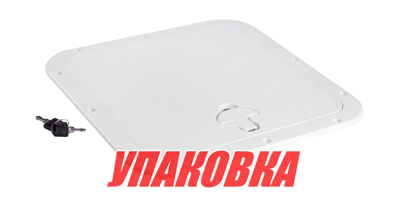 Купить Люк смотровой 380 х 380 мм с замком, белый (упаковка из 5 шт.) Nuova Rade 45178-NR_pkg_5 7ft.ru в интернет магазине Семь Футов