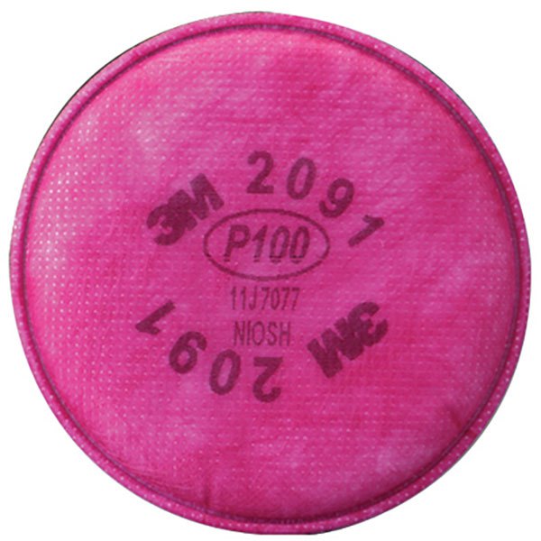 3M 71-2091P100 P100 Сажевый фильтр Розовый