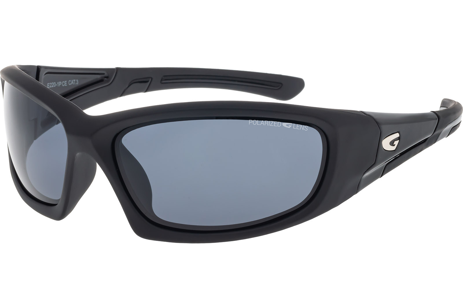 Купить Спортивные очки GOG Samum / Matt Black-Black / Polarized Smoke Lens, e220-1p 7ft.ru в интернет магазине Семь Футов
