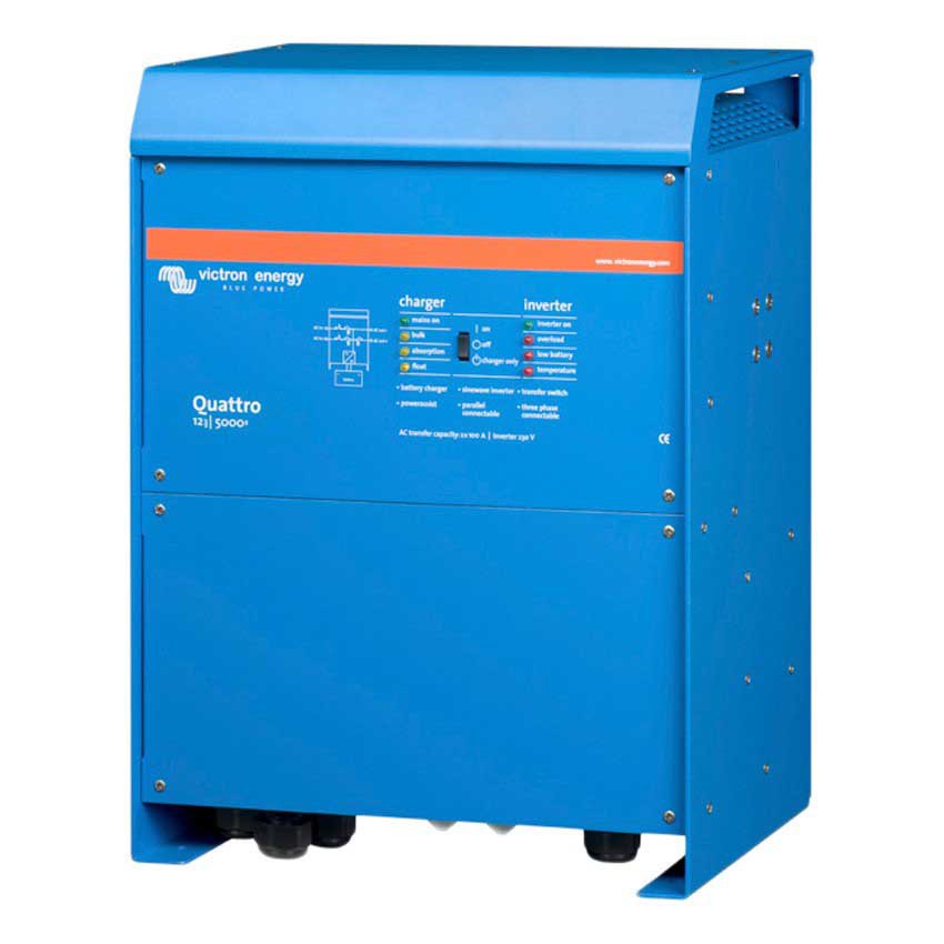 Victron energy NT-968 Quattro 12/5000/200-100/100 120V зарядное устройство Голубой Blue