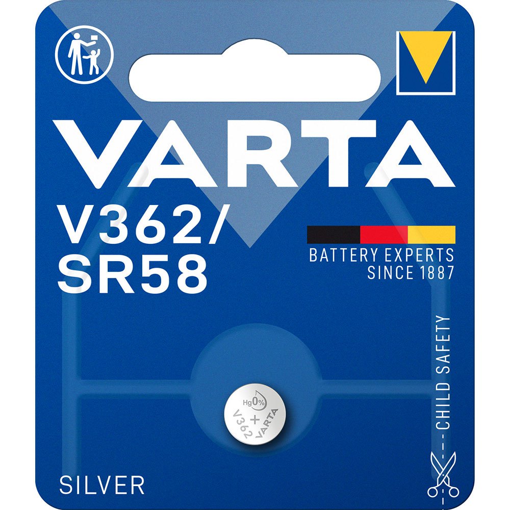 Varta 38698 V362 1.55V Кнопка Батарея Серебристый Blue