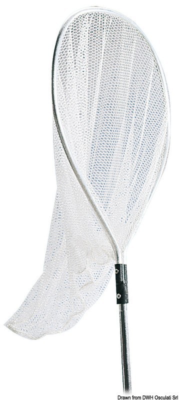 Купить Рыболовный сачок SHURHOLD большой 43 x 51 x 76 с мелкими ячейками, Osculati 36.182.25 7ft.ru в интернет магазине Семь Футов