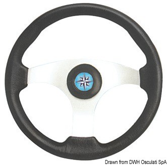 Купить Technic steering wheel black/silver 350 mm, 45.163.03 7ft.ru в интернет магазине Семь Футов