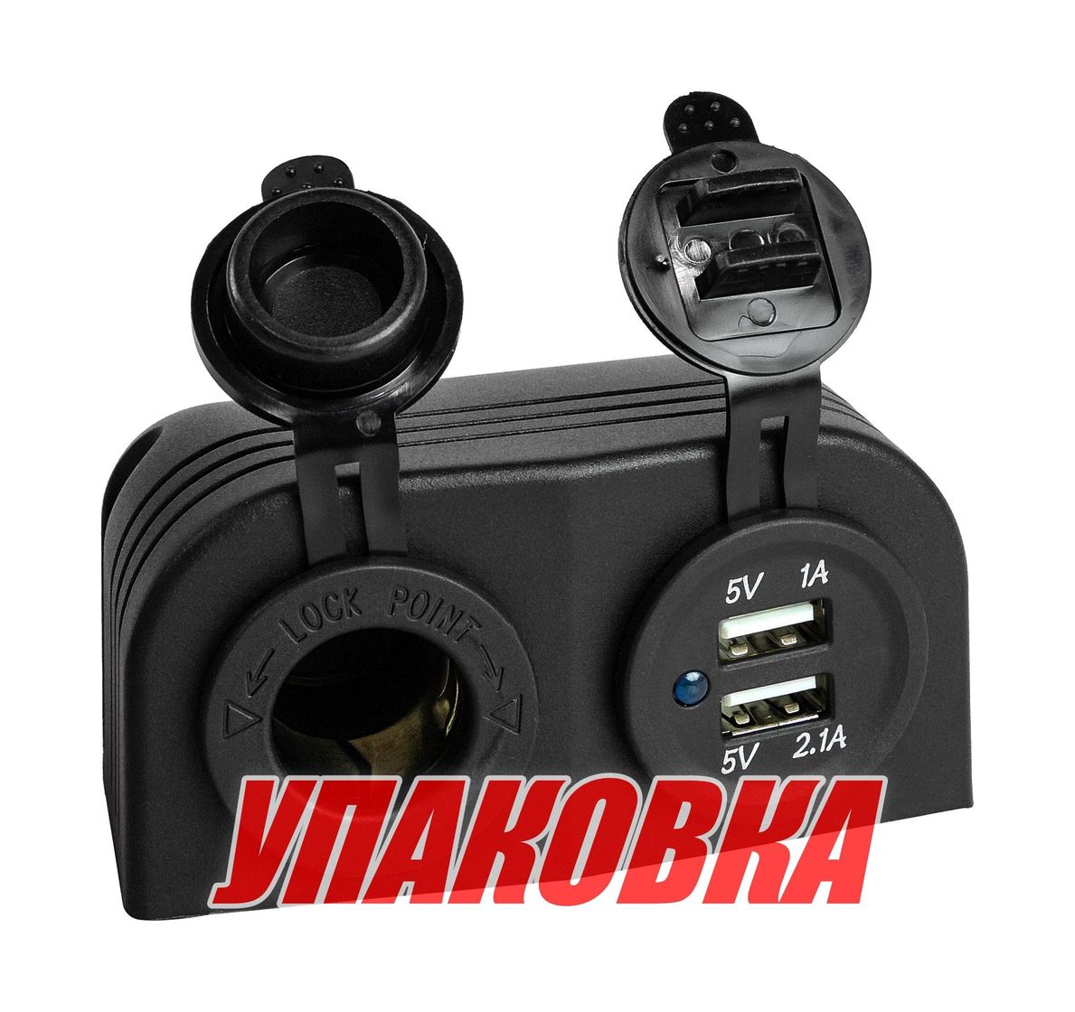 Купить Панель с USB-разъемом 5в 2.1А и прикуривателем (упаковка из 10 шт.) AAA AD6-1011/2013_pkg_10 7ft.ru в интернет магазине Семь Футов