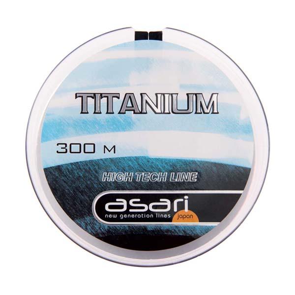 Asari LATT30018 Titanium 300 M Линия Бесцветный  Clear 0.180 mm 