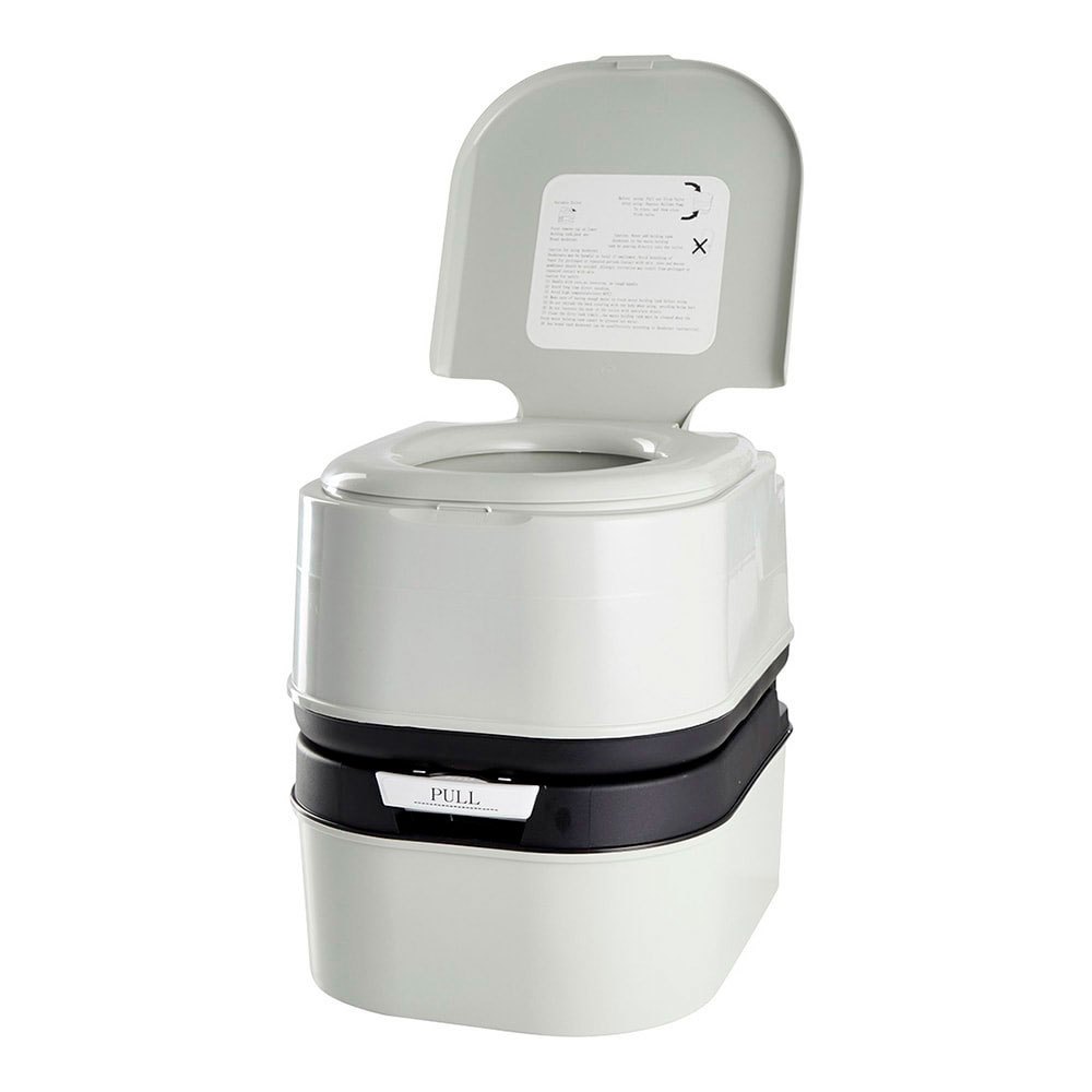 Max ranger 73037 Портативный туалет 24L 36x44x44 Cm Серебристый Grey / Black