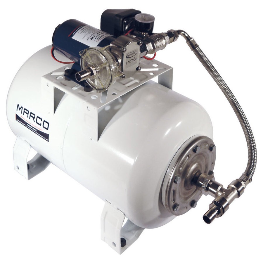 Система водяного давления Marco UP12/A-V20 16468413 24 В 36 л/мин 2,5 бар с расширительным баком 20 литров