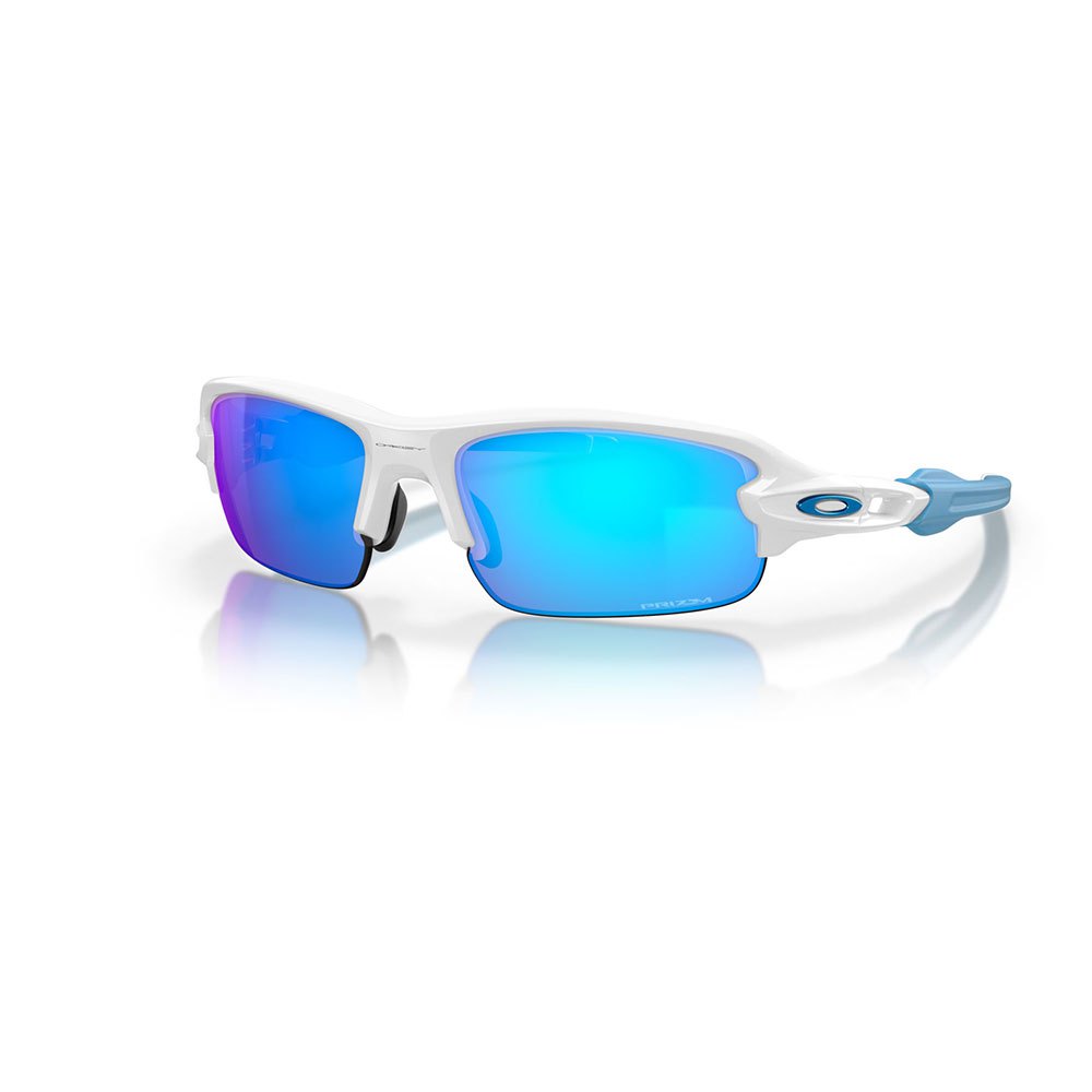 Oakley 0OJ9008-900806 Flak XXS Молодежные солнцезащитные очки Polished White Prizm Sapphire/CAT3