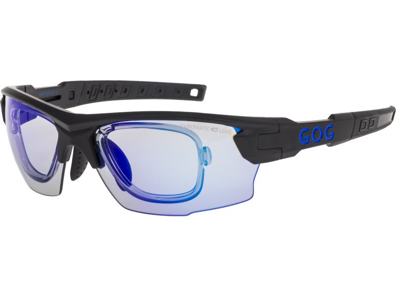 Купить Спортивные очки с диоптриями GOG Steno C / Matt Black / Photochromic Blue Lens, rx-910/e544-1c 7ft.ru в интернет магазине Семь Футов