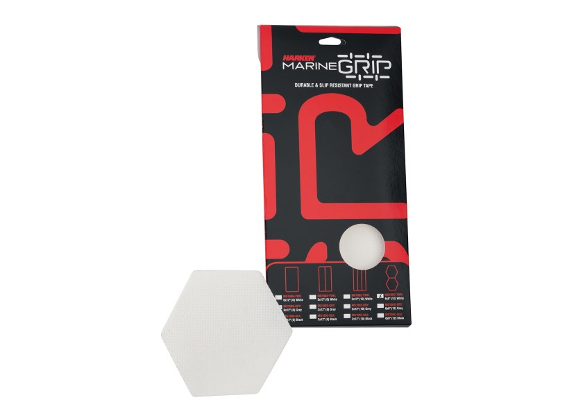 Купить HARKEN MG10HC-TWH Лента Marine Grip Tape / форма шестиугольника / 12 шт. / прозрачный белый 78593-bvs 7ft.ru в интернет магазине Семь Футов