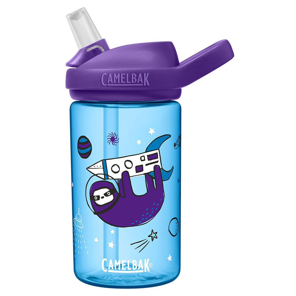 Camelbak 2472.404041 Eddy+ 400ml Детская бутылка для воды Фиолетовый Sloths Space