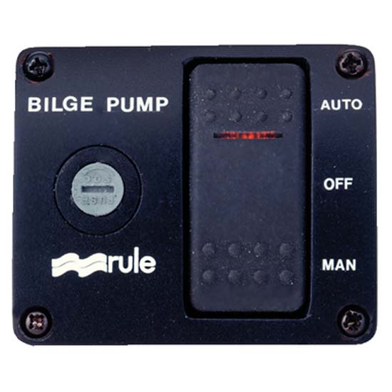 Rule pumps 29-43 Plastic Panel Switch Черный  Black 12V 