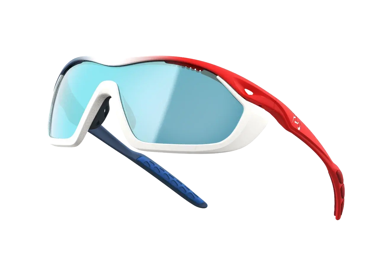 Купить Спортивные очки с диоптриями 720armour Analog Pro / Matte Dark Grey Blue / Matte Neon Red Orange / Matte White Gasket / Smoke Full Blue White Lens, rx-234/b355g-9 7ft.ru в интернет магазине Семь Футов