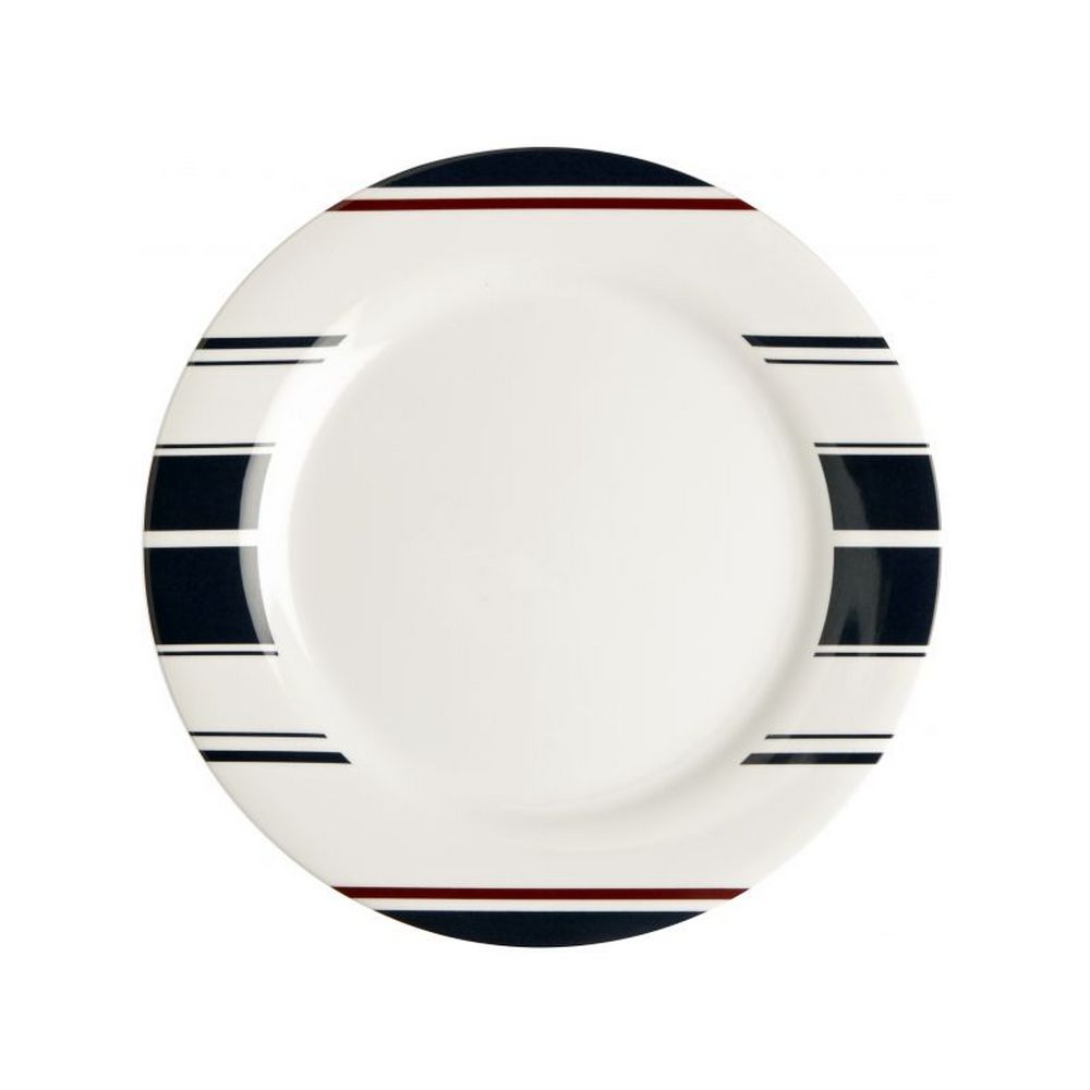Набор обеденных тарелок из меламина Marine Business Monaco 19001 250мм 6шт белый