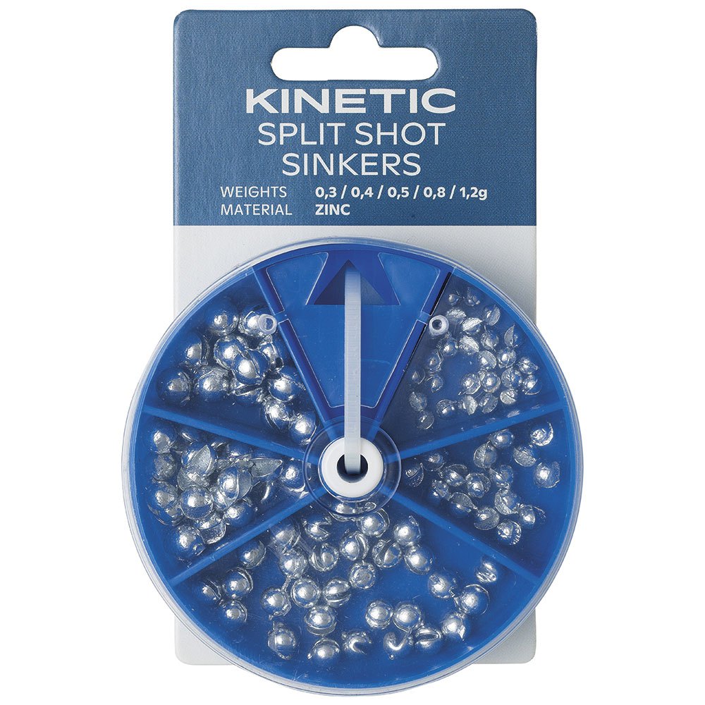 Kinetic F667-259-275 Split Shot Вести  Zinc 0.3/0.4/0.5/0.8/1.2 g