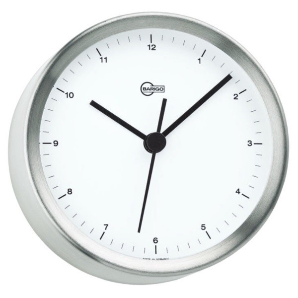 Часы кварцевые Barigo 632 Ø132/130мм из нержавеющей стали