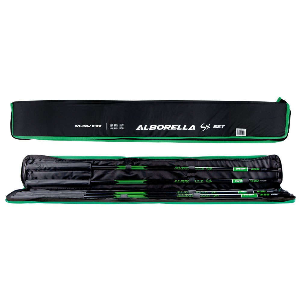 Maver 4759B000 Alborella SX Комплект нижних транспортировочных стержней  Black / Green 2.5-3-3.5-4 m