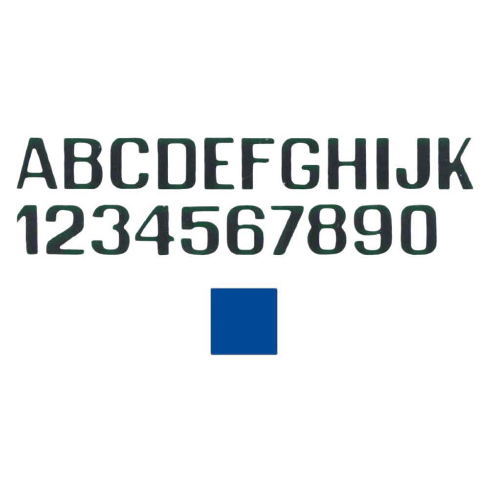 International letterfix 5959017D D Наклейки с буквами Голубой Blue 100 mm 