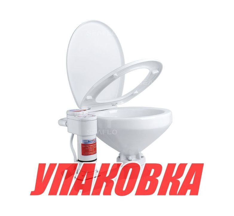 Купить Унитаз электрический Regular 02, 12 В, SeaFlo (упаковка из 4 шт.) SFMTE102R_pkg_4 7ft.ru в интернет магазине Семь Футов