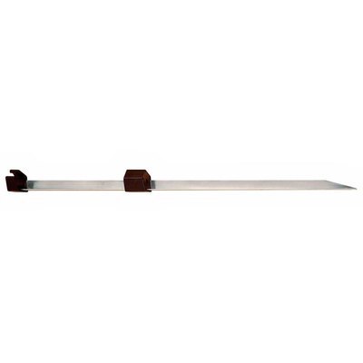 Seanox 513150 Polypro/Alu Surf Rod Rest 150 cm Серебристый Black