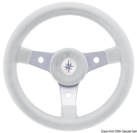 Купить Delfino steering wheel white 310 mm, 45.158.12 7ft.ru в интернет магазине Семь Футов