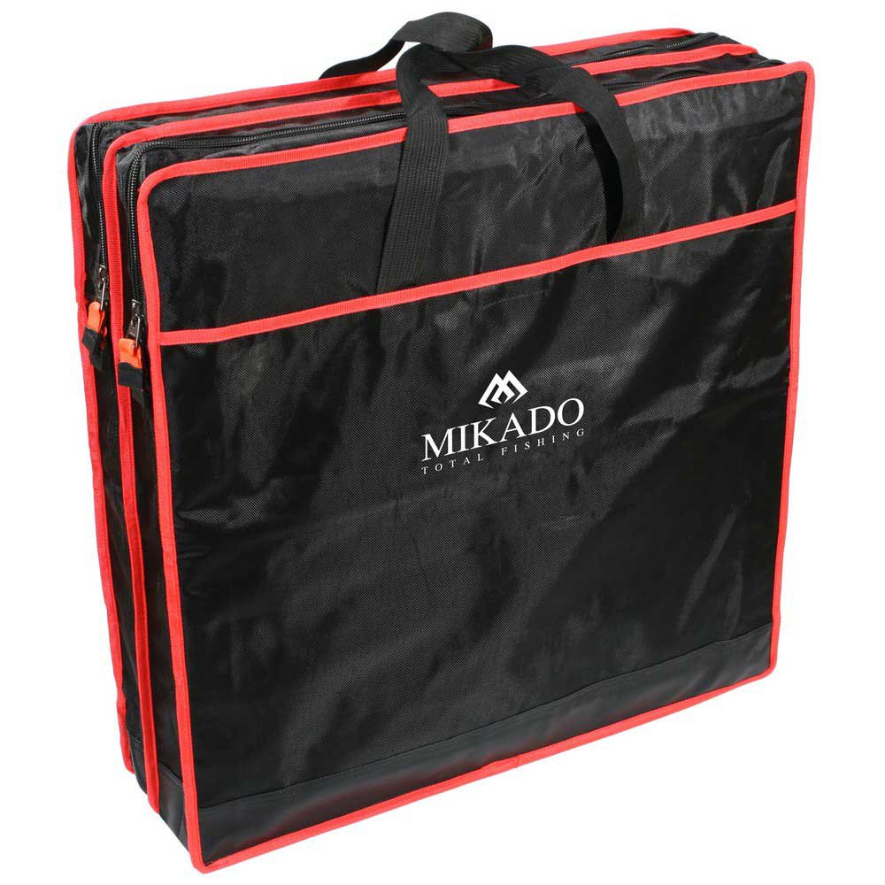 Mikado UWJ-MBS2-BR Квадратная сумка Keepnet 2 Отсек Черный Black / Red