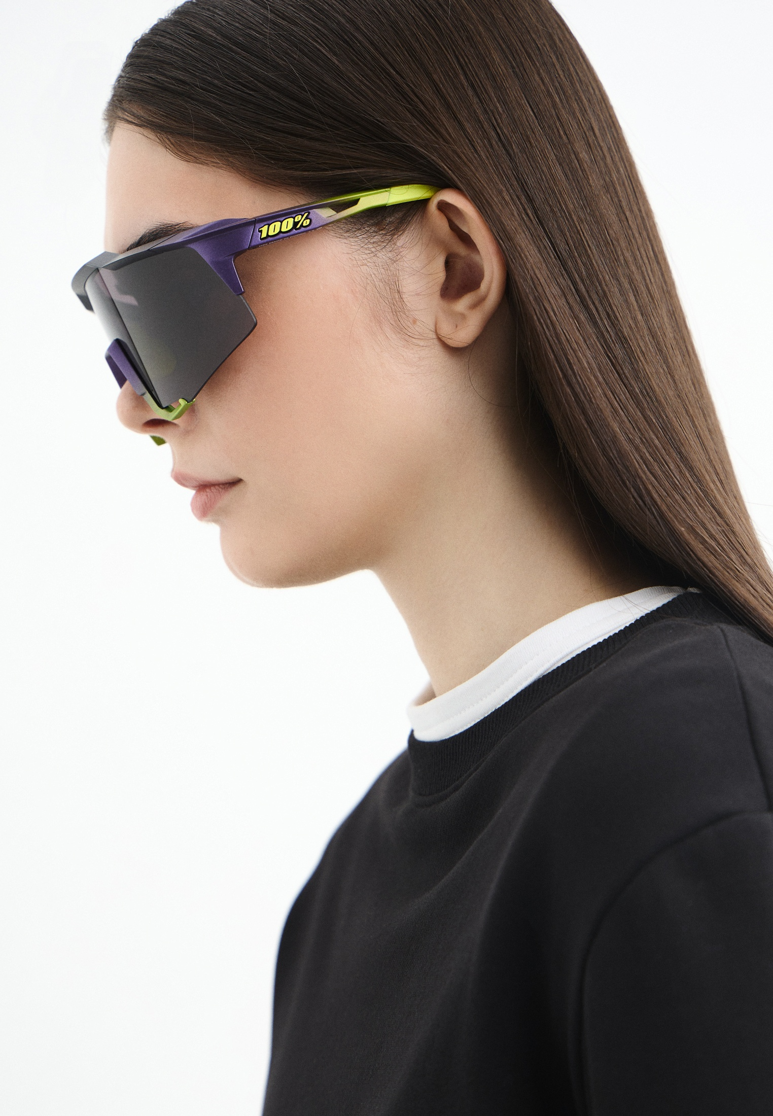 Купить Спортивные очки с диоптриями 100% SPEEDCRAFT - Matte Metallic Digital Brights - Dark Purple Lens - OS, rx-056/60007-00003 7ft.ru в интернет магазине Семь Футов