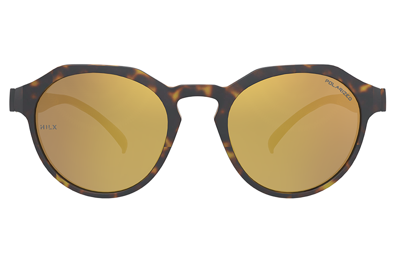 Купить Спортивные очки HILX Feral Matt Demi / Gold Mirror Polarized Lens, hfr05105-frpgd2 7ft.ru в интернет магазине Семь Футов