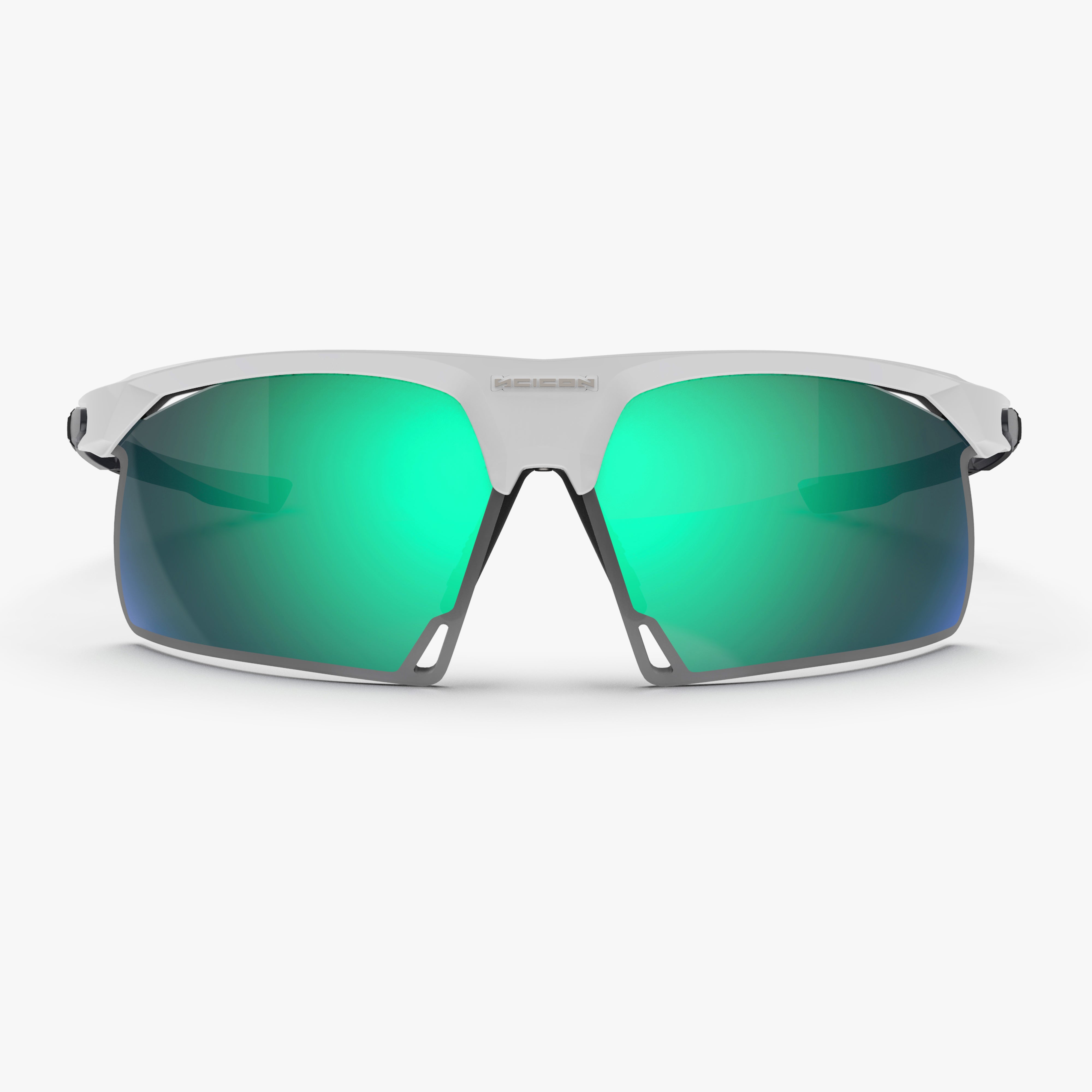 Купить Спортивные очки c диоптриями Scicon Aerobeam Titanium Sunglasses White Matt Polarized Multi Mirror Green, rx-375/ey424208 7ft.ru в интернет магазине Семь Футов