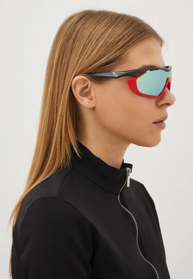 Купить Спортивные очки с диоптриями 720armour Analog Pro / Matte Dark Grey / Matte Carmine Gasket / Smoke Full Blue White Lens, rx-234/b355g-10 7ft.ru в интернет магазине Семь Футов