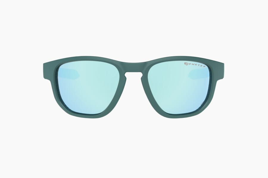Купить Спортивные очки Demetz Float-D / Turquoise Matt / Light Blue Brown Polarized with Ice Blue Mirror Cat.3, floatd7405kr55 7ft.ru в интернет магазине Семь Футов