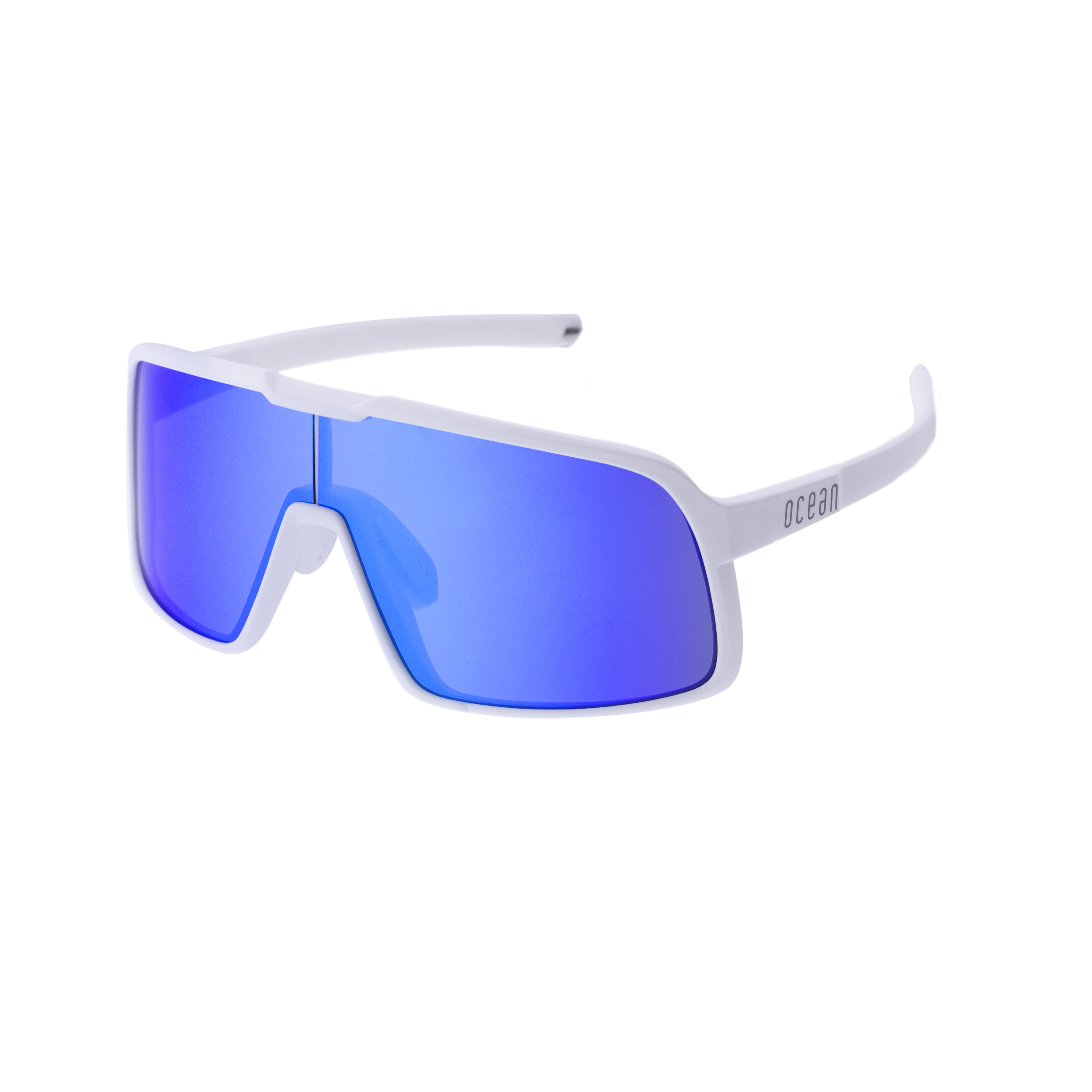 Купить Спортивные очки OCEAN Leucate White / Blue revo lenses 7ft.ru в интернет магазине Семь Футов