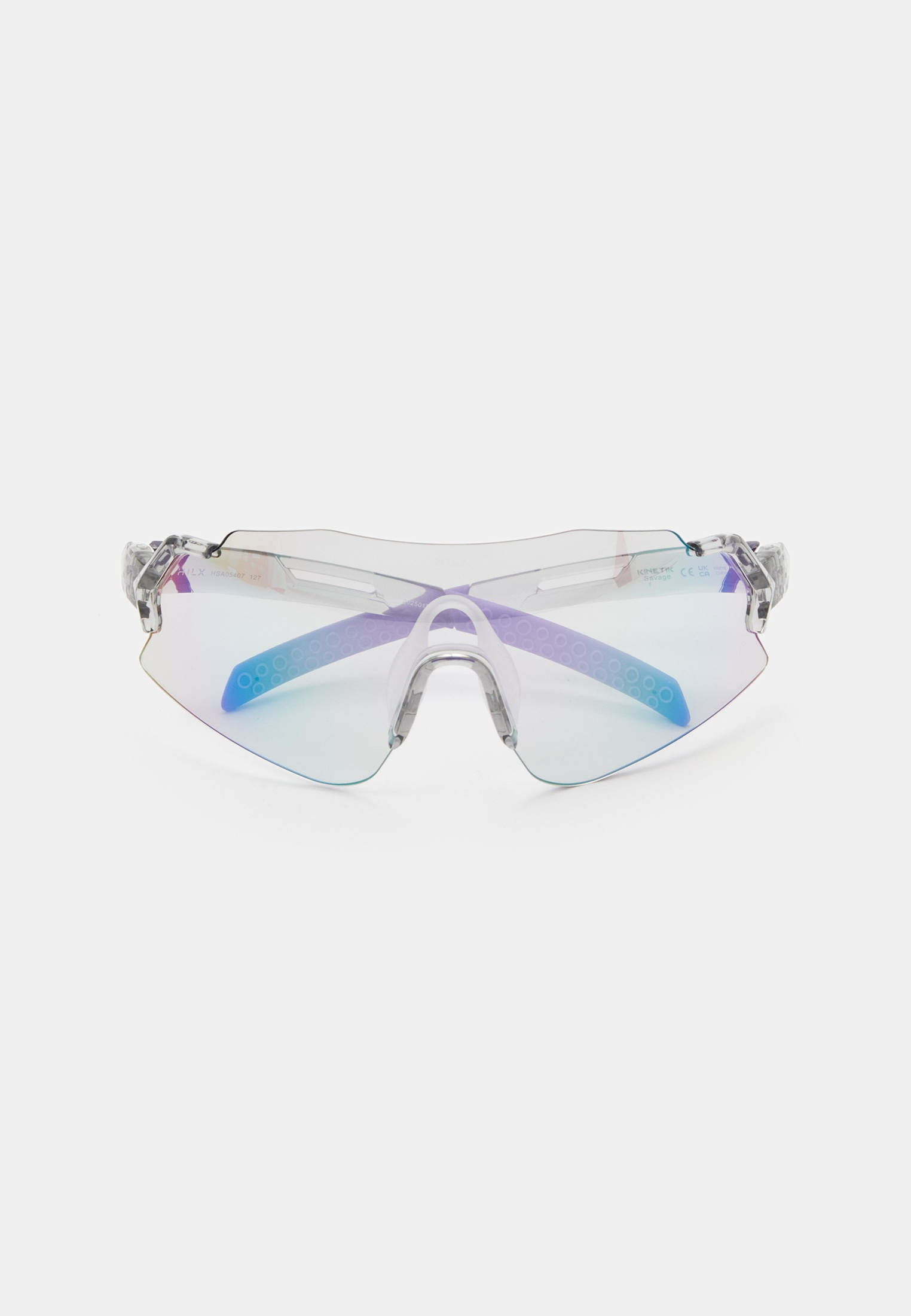 Купить Спортивные очки HILX Savage 2.0 Shiny Crystal Grey Purple / Photochromic Purple Mirror Lens, hsa05407-sv5xph12 7ft.ru в интернет магазине Семь Футов