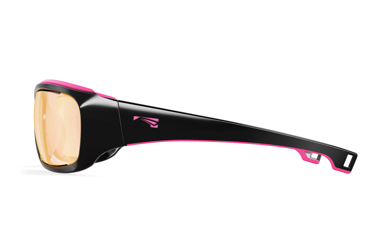 Купить Спортивные очки LiP Tide / Gloss Black - Pink Rubber / PC Photochromic / ecLiPse Series ML Red Brown, 3188 7ft.ru в интернет магазине Семь Футов
