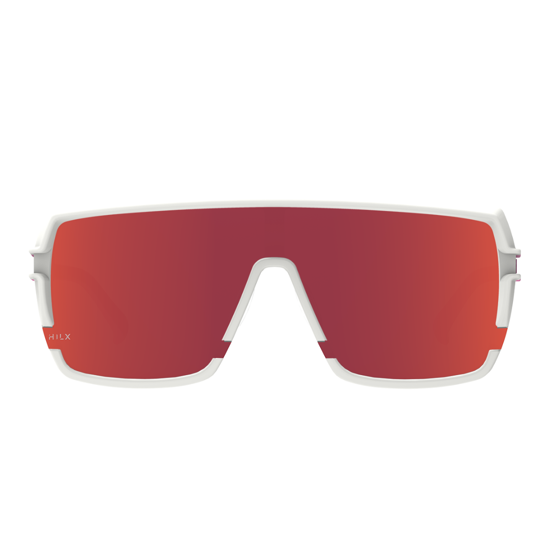 Купить Спортивные очки HILX Youngblood Matt White / Red Lens, hyb00702-ybrd10 7ft.ru в интернет магазине Семь Футов