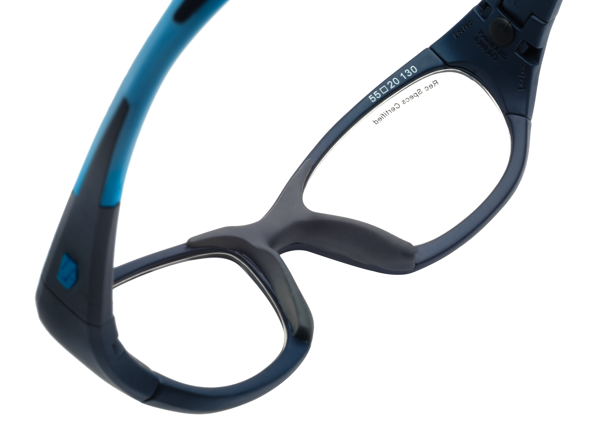 Купить Спортивные очки с диоптриями Rec Specs / Replay XL / Matte Navy Cyan, replaymncy5520130csf 7ft.ru в интернет магазине Семь Футов