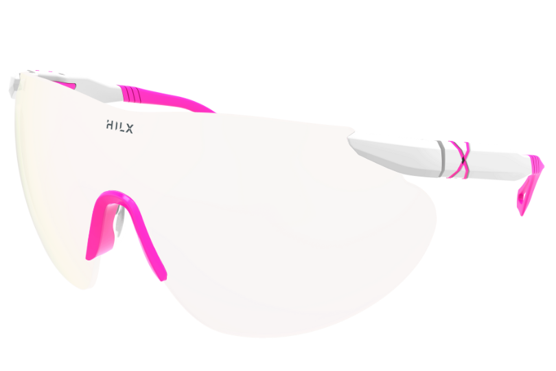 Купить Спортивные очки HILX Domain Shiny White / Photochromic Red Mirror Lens, hdm06204-dmxph10 7ft.ru в интернет магазине Семь Футов