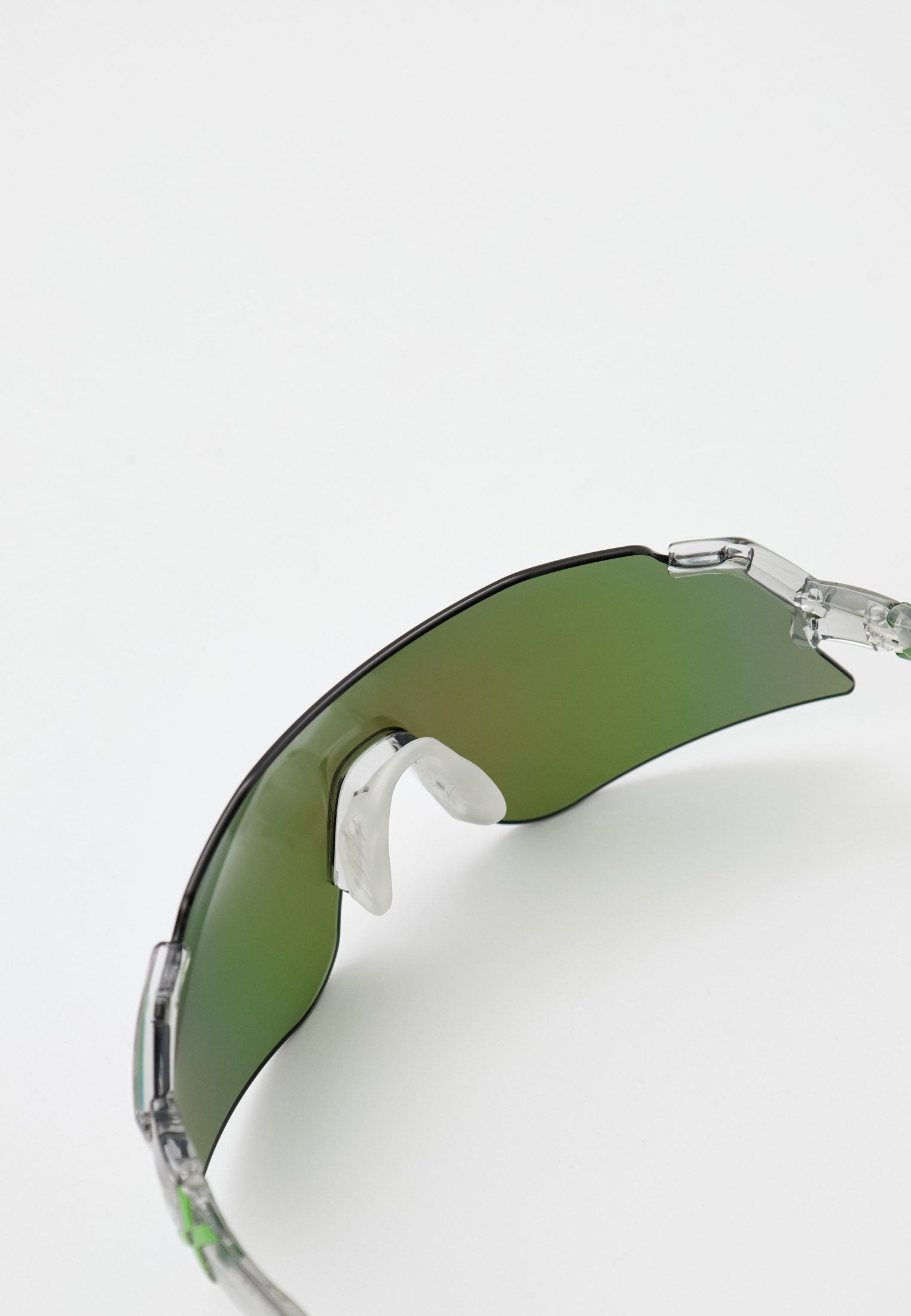 Купить Спортивные очки HILX Savage 2.0 Shiny Crystal Grey Green / Green Mirror Lens, hsa05408-sv5gn14 7ft.ru в интернет магазине Семь Футов