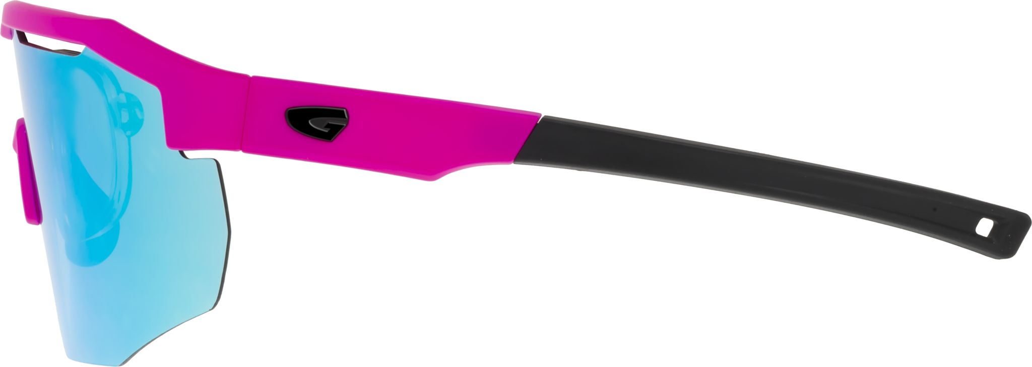 Купить Спортивные очки с диоптриями GOG Argo / Matt Neon Pink-Black / White-Blue Lens, rx-023/e506-2 7ft.ru в интернет магазине Семь Футов