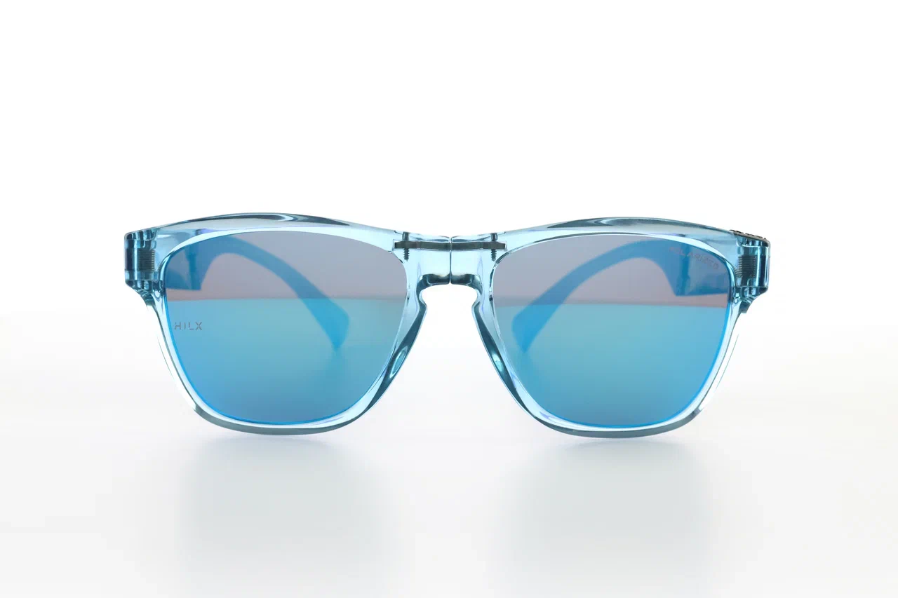 Купить Спортивные очки HILX Unfold Shiny Crystal Green / Blue Polarized Lens, huf01611-ufbl12 7ft.ru в интернет магазине Семь Футов